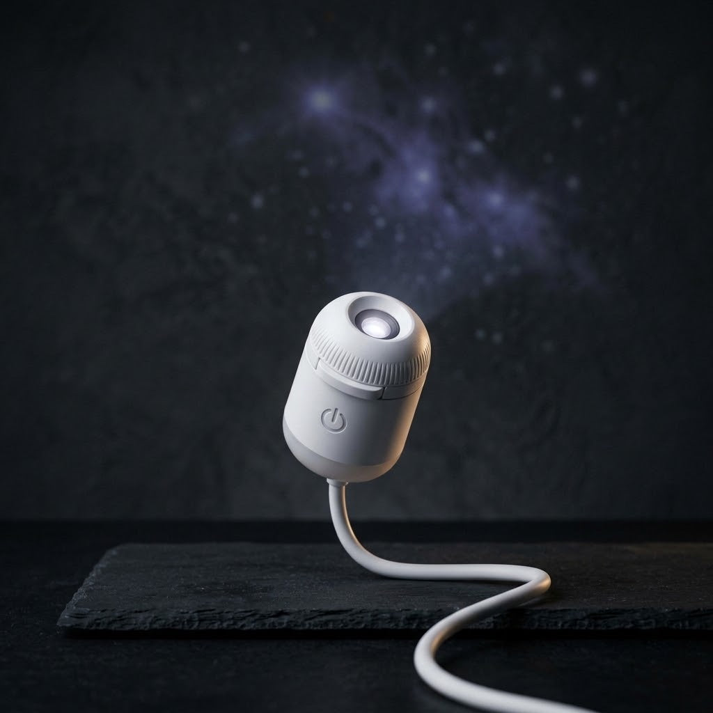 מקרן שמי כוכבים USB — עד 24 עיצובי גלקסיה