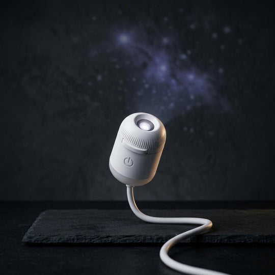 מקרן שמי כוכבים USB — עד 24 עיצובי גלקסיה